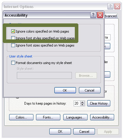 Change Text Colour: Internet Explorer 6 (Part 1)