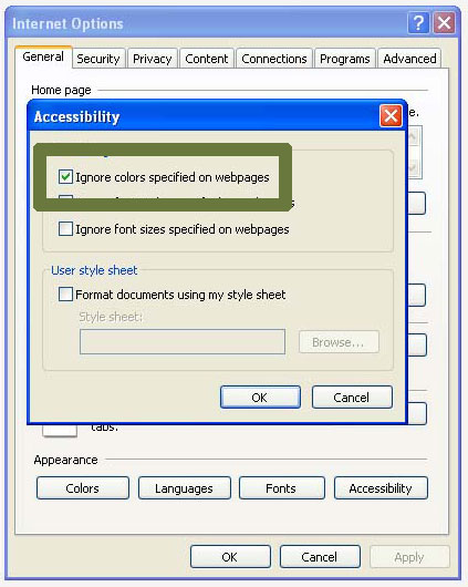 Change Text Colour: Internet Explorer 7 (Part 1)